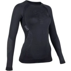 UYN LADY FUSYON UW SHIRT LG SL BLACK/ANTHRACITE/ANTHRACITE 22 -Winter Sportswear 9 76380 u100025 b017 03