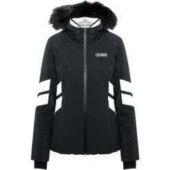 COLMAR GRANRISA LADIES SKI JACKET + FUR BLACK 21