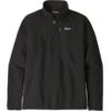 PATAGONIA M'S BETTER SWEATER 1/4 ZIP BLACK 23 -Winter Sportswear 9 84067 m s better sweater 1 4 zip black 25523 blk 01