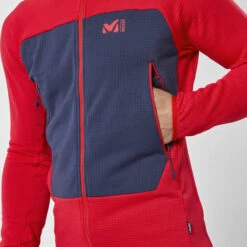 MILLET FUSION GRID HOODIE M RED/SAPHIR 23 -Winter Sportswear 9 90767 fusion grid hoodie m rouge saphir miv9024 8083 05