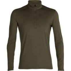 ICEBREAKER 200 OASIS LS HALF ZIP LODEN 23