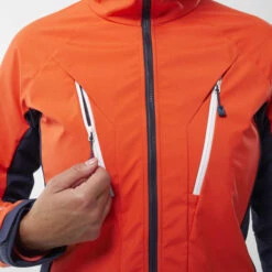 MILLET TRILOGY V ICON INFIN JKT SAPHIR/CORAL CHROME 23 -Winter Sportswear 9 101238 trilogy v icon infin jkt saphir coral chrome miv9391 9654 03