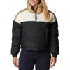 COLUMBIA PIKE LAKE CROPPED JACKET W BLACK/CHALK/BEACH 22 -Winter Sportswear 9 102756 pike lake cropped jacket w black chalk beach 1955223 011 01