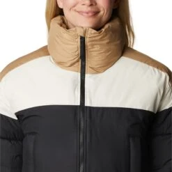 COLUMBIA PIKE LAKE CROPPED JACKET W BLACK/CHALK/BEACH 22 -Winter Sportswear 9 102756 pike lake cropped jacket w black chalk beach 1955223 011 05