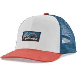 PATAGONIA K'S TRUCKER HAT PATALOKAHI LABEL: BIRCH WHITE 23