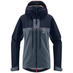 Haglöfs HAGLÖFS ROC SIGHT SOFTSHELL JACKET W STEEL BLUE/TARN BLUE 23