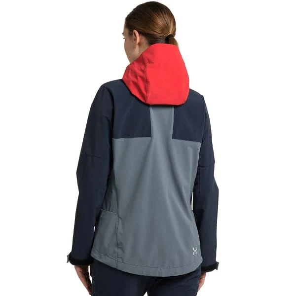 Haglöfs HAGLÖFS ROC SIGHT SOFTSHELL JACKET W STEEL BLUE/TARN BLUE 23 6 Haglöfs HAGLÖFS ROC SIGHT SOFTSHELL JACKET W STEEL BLUE/TARN BLUE 23 - Image 4