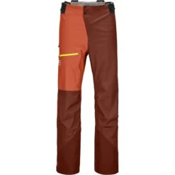 ORTOVOX 3L ORTLER PANTS M CLAY ORANGE 23