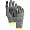 ORTOVOX FLEECE LIGHT GLOVE M BLACK STEEL BLEND 23 -Winter Sportswear 9 114823 fleece light glove m black steel blend 56369 bs 01