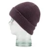 VOLCOM POLAR LINES BEANIE BLACK PLUM 23 -Winter Sportswear 9 115625 polar lines beanie black plum k5852303 bpm 01