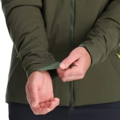 RAB XENAIR ALPINE JKT ARMY 23 -Winter Sportswear 9 117517 xenair alpine jkt army qio 86 arm 05