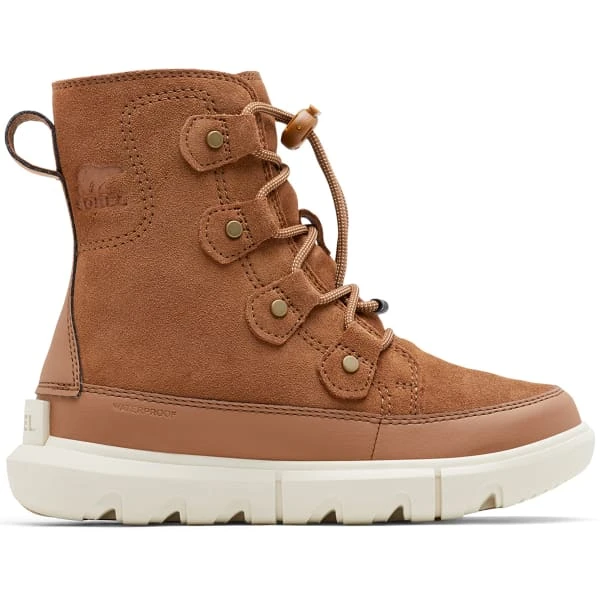 SOREL YOUTH EXPLORER LACE VELVET TAN CHA 23 3 SOREL YOUTH EXPLORER LACE VELVET TAN CHA 23