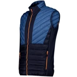 CMP MAN VEST HYBRID BLUESTONE 23 -Winter Sportswear 9 118236 man vest hybrid bluestone 32z2917 n825 03