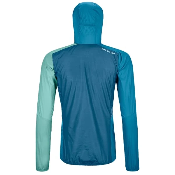 ORTOVOX WINDBREAKER JACKET W PETROL BLUE 23 4 ORTOVOX WINDBREAKER JACKET W PETROL BLUE 23 - Image 2