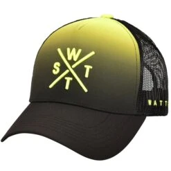WATTS TRUCKER CAP TOKYO DEEP DYE YELLOW-BLACK 23