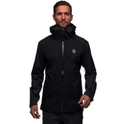 BLACK DIAMOND M STORMLINE STRETCH RAIN SHELL BLACK 23