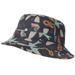 PATAGONIA WAVEFARER BUCKET HAT FLY 50: INK BLACK 23