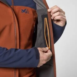 MILLET K ABSOLUTE SHIELD JKT M RUST/SAPHIR 22 -Winter Sportswear 9 91048 miv9017 9567 06