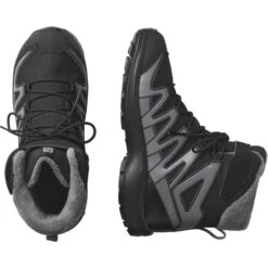 SALOMON XA PRO V8 WINTER CSWP JR BLACK/PHANTOM/QUIET SHADE 23 11 SALOMON XA PRO V8 WINTER CSWP JR BLACK/PHANTOM/QUIET SHADE 23 -Winter Sportswear 9 92908 xa pro v8 winter cswp j black phantom quiet shade l41433400 05
