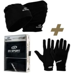 BV SPORT PACK BONNET/GANTS BLACK/BLACK 23