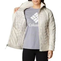 COLUMBIA POWDER LITE JKT W CHALK 23 -Winter Sportswear 9 95863 powder lite jkt w chalk 1699061 190 03