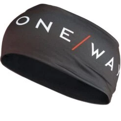 ONE WAY HEADBAND LIGHT ASPHALT GREY/FLAME 23